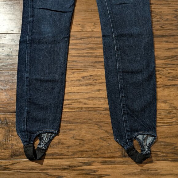 Gap stirrup jeans low rise dark wash denim size 25, 0 regular - Picture 13 of 14